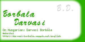 borbala darvasi business card